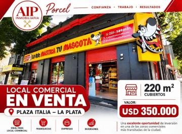 Local comercial · 220m² · 2 Ambientes · Local - La Plata
