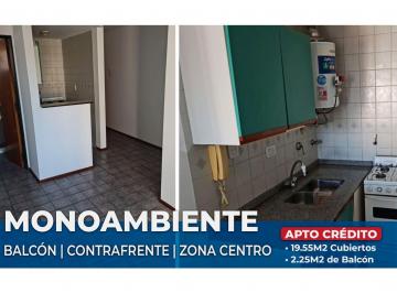 Departamento · 20m² · 1 Ambiente · Monoambiente en Venta Zona Centro con Balcón