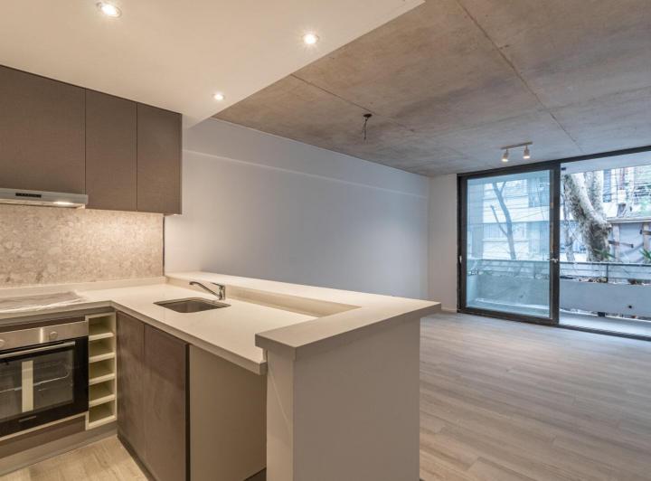 Venta de Departamento Monoambiente a Estrenar C/balcón Al Frente en Palermo C. A. b. a Cochera Opciona