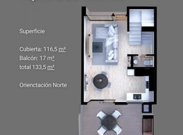 PH · 116m² · 4 Ambientes · 1 Cochera · Venta Triplex 2 Dorm. - Terrazas Neuquén - Neuquén Capital