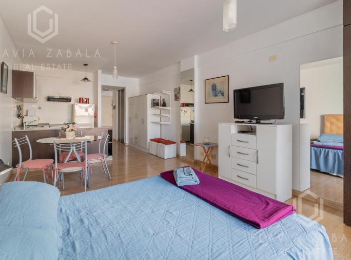 Alquiler Departamento Amoblado con Balcón, Sum y Parrilla en Villa Crespo