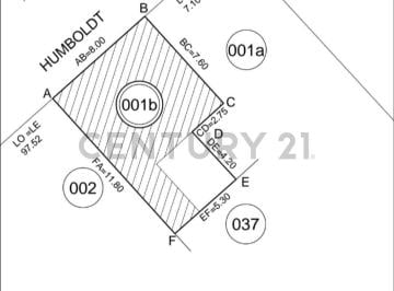Terreno · 165m² · Venta Lote - Terreno en Villa Crespo Frente Al Movistar Arena