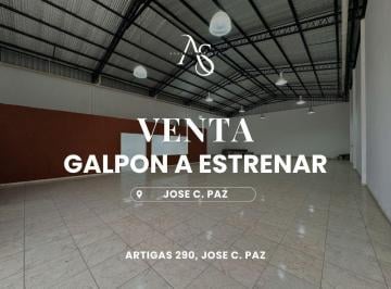 Local comercial · 375m² · 4 Ambientes · Galpon en Venta a Estrenar en Jose C. Paz