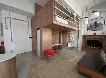 Departamento · 50m² · 2 Ambientes · 1 Cochera · Fabuloso Loft Amoblado en Urdininea 1600 - Excelente Ubicación - Apto Profesional - Cochera
