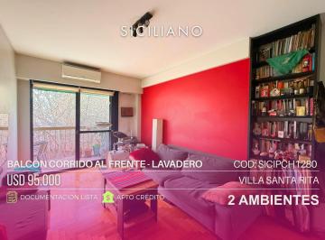Departamento · 40m² · 2 Ambientes · 1 Cochera · Departamento en Venta, Villa Santa Rita