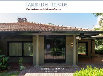 Casa · 350m² · 6 Ambientes · 4 Cocheras · Alquiler Chalet 24 Meses Los Troncos