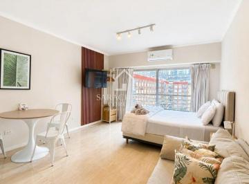 Departamento · 25m² · 1 Ambiente · Monoambiente en Alquiler en Puerto Madero con Balcón y Amenities en Complejo Terrazas de Puerto Madr