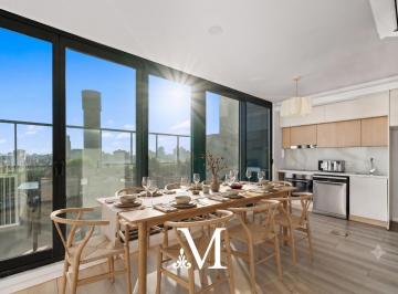 Departamento · 216m² · 4 Ambientes · 1 Cochera · Espectacular Triplex en Palermo con 2 Terrazas y Parrilla, Cochera, Seg 24 H - Full Amenities