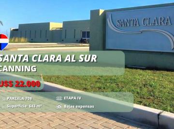 Terreno · 643m² · Lote en Venta Barrio Santa Clara Al Sur Etapa IV