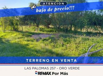 Terreno · 250m² · Lote 250 m² en Oro Verde