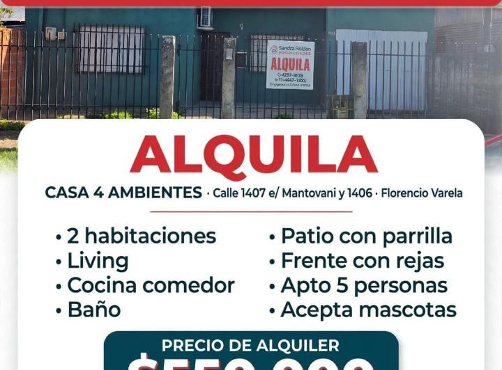 Casa · 60m² · 5 Ambientes