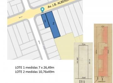 Terreno · 789m² · Oportunidad P Desarrollo – Lote Doble Av Alberdi