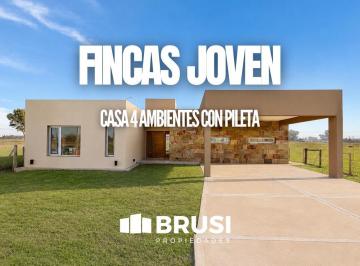 Casa · 195m² · 4 Ambientes · 4 Cocheras · Casa en Venta en Fincas Joven - 4 Ambientes con Pileta