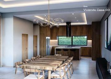 Casa · 345m² · 7 Ambientes · 1 Cochera · Casa a Estrenar en Estancia El Terrón – 345 m², 1 Planta, Diseño Premium