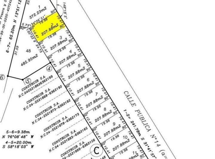Terreno · 207m²