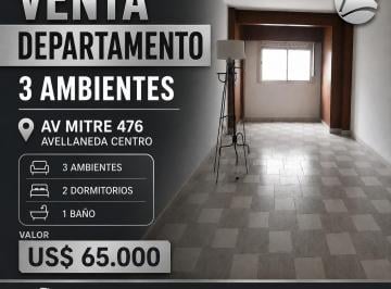Departamento de 3 ambientes, Avellaneda · Venta Departamento 3 Ambientes