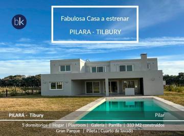 Foto · Venta Fabulosa Casa a Estrenar 5 Ambientes Piscina Tilbury - Pilará Financiación Disponible