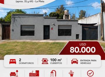 Casa · 100m² · 3 Ambientes · 1 Cochera · Casa - La Plata