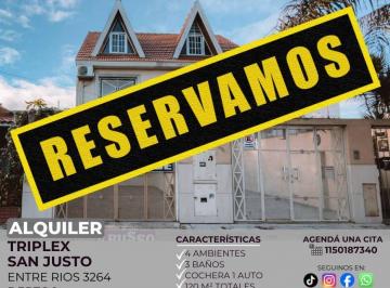 RUS-RUS-11258_2 · Alquiler Triplex San Justo, La Matanza - Excelente Ubicación