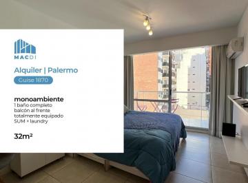 Departamento · 28m² · 1 Ambiente · Excelente Dpto. en Alquiler Temporal Amoblado.