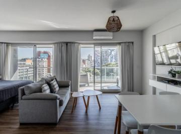 Departamento · 38m² · 1 Ambiente · Excelente Monoambiente en El Exclusivo Edificio Met Plaza, con Vista Abierta a Plaza Houssay