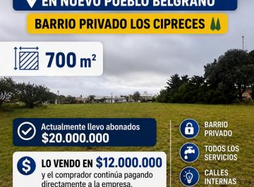 Terreno , Gualeguaychú · Terreno en Barrio Privado Cipreces