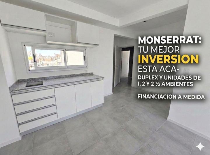 Venta Monoambiente Pozo Montserrat Anticipo