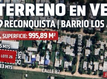 Terreno · 995m² · Terreno Sobre A009 en Esquina