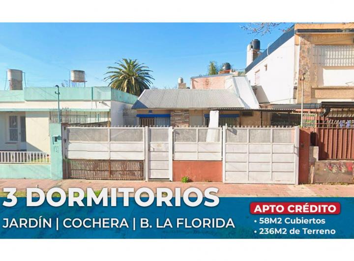 Casa · 58m² · 5 Ambientes · 1 Cochera