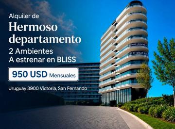 Departamento de 2 ambientes, San Fernando · Alquiler Hermoso Departamento 2 Ambientes a Estrenar en Bliss San Fernando