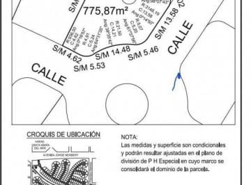 Terreno · 776m² · Terreno / Lote en Barrio Privado Casonas del Haras
