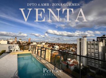 Departamento · 88m² · 4 Ambientes · 1 Cochera · Venta Departamento 4 Ambientes con Cochera Semicubierta en Guemes