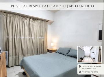 Departamento · 36m² · 2 Ambientes · Departamento PH 2 Ambientes en Villa Crespo Pb con Patio Muy Buen Estado Venta