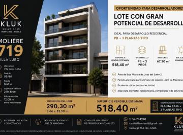 Terreno · 290m² · Terreno en Villa Luro