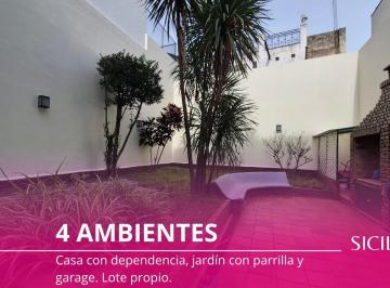 Casa · 247m² · 4 Ambientes · 1 Cochera · Casa - Parque Patricios - 4 Ambientes - Jardin - Parrilla - Garage