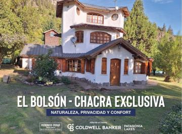 Campo · 350ha · 10 Ambientes · 4 Cocheras · Exclusiva Chacra de 6 Hectáreas con Residencia Premium - Naturaleza, Privacidad y Confort – El Bolsó
