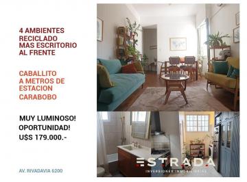 Departamento · 90m² · 4 Ambientes · Departamento 4 Amb, Escritorio, Al Frente