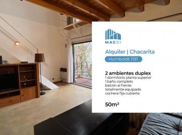 Departamento · 45m² · 2 Ambientes · 1 Cochera · Excelente Dpto. en Alquiler Temporal Amoblado.