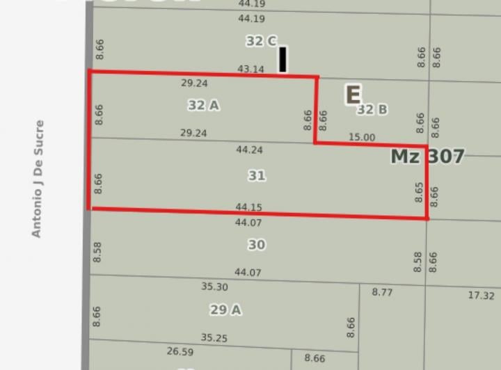 Terreno · 634m²