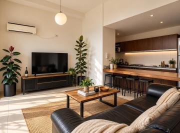 Departamento · 50m² · 2 Ambientes · 1 Cochera · 2 Ambientes con Jardín, Cochera y Baulera en El Palmar – Nordelta