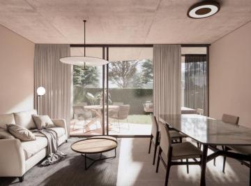 Departamento · 58m² · 2 Ambientes · 1 Cochera · Venta 2 Amb. Pb con Jardin. La Enramada Pilar