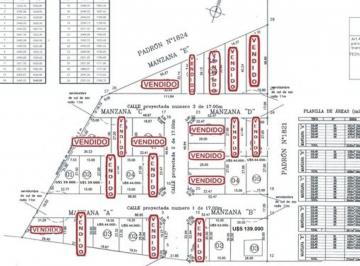 Terreno · 405m² · Venta de Terreno en Pando Desde Us$40.000