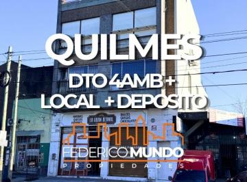 Departamento · 532m² · 4 Ambientes · Departamento + Local en Venta Quilmes
