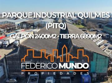 Bodega-Galpón · 2400m² · Galpon/deposito en Venta Parque Industrial Quilmes