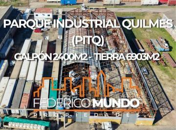 Bodega-Galpón · 2400m² · Galpon/deposito en Venta Parque Industrial Quilmes