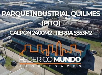 Bodega-Galpón · 2400m² · Galpon/deposito en Venta Parque Industrial Quilmes