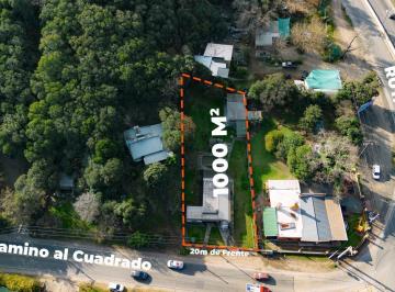 Terreno · 1000m² · Lote en Venta 1000 m² Rio Ceballos - Sobre Camino Al Cuadrado + 2 Casas