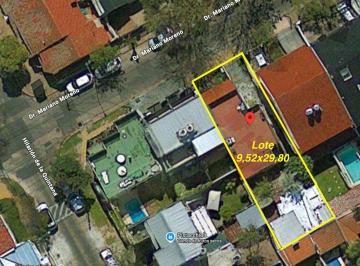 Terreno · 284m² · Venta Lote 9,52x29,80 m Ideal Desarrollo en Olivos