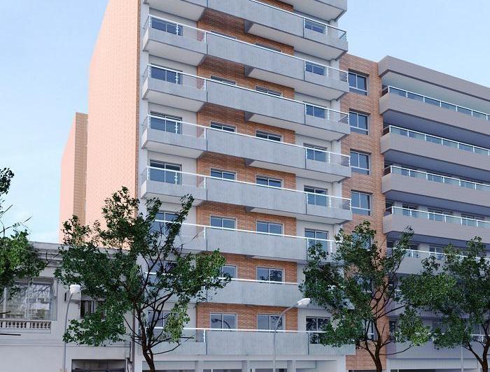 Desarrollo vertical · 3 de Febrero y Alem: Lofts, 1 y 2 Dorm.