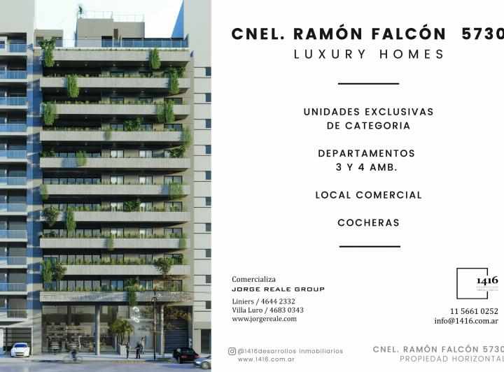Desarrollo vertical , Villa Luro · Tres y Cuatro Ambientes de Categoría